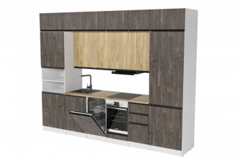 Кухонный гарнитур Сапфир 2 экстра 3000 мм (Герда) в Серове - serov.mebel-e96.ru