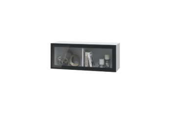 Шкаф горизонтальный с 1 стеклянной дверкой (900) Шарлиз (Можга) в Серове - serov.mebel-e96.ru