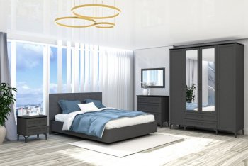 Кровать с подъемным механизмом Шарм (арт.031М1) Антрацит (Диал) в Серове - serov.mebel-e96.ru