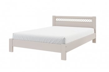 Кровать из массива Шейла льняной (БМ) в Серове - serov.mebel-e96.ru