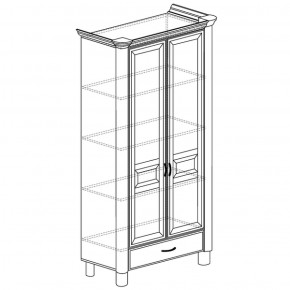 Шкаф 2-дверный Элли 571 (Яна) в Серове - serov.mebel-e96.ru