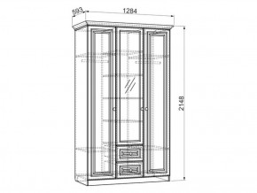 Шкаф 1300 мм 3-х створчатый Белла (Мебельсон) в Серове - serov.mebel-e96.ru