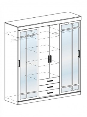 Шкаф-купе Лидер 2К 1700 мм (СтендМ) в Серове - serov.mebel-e96.ru