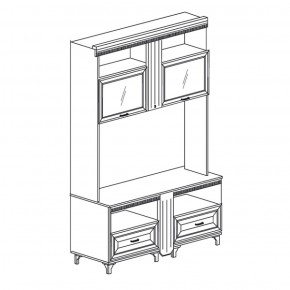 Шкаф многоцелевой Марлен 477 (Яна) в Серове - serov.mebel-e96.ru