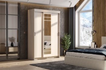 Шкаф-купе ШКП-7 1300 мм ясень анкор (СВ) в Серове - serov.mebel-e96.ru