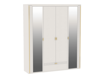 Спальный гарнитур Сиде Белый, модульный (СБК) в Серове - serov.mebel-e96.ru