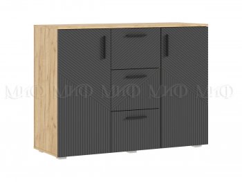 Комод Сильвия, крафт/графит (Миф) в Серове - serov.mebel-e96.ru