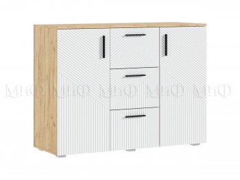 Комод Сильвия, крафт/белый (Миф) в Серове - serov.mebel-e96.ru