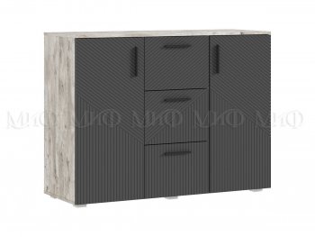 Комод Сильвия, дуб юкон/графит (Миф) в Серове - serov.mebel-e96.ru