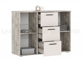 Комод Сильвия, дуб юкон/кашемир (Миф) в Серове - serov.mebel-e96.ru