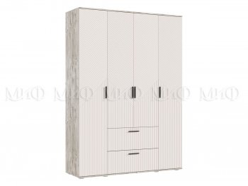 Шкаф 1600 мм Сильвия, дуб юкон/кашемир (Миф) в Серове - serov.mebel-e96.ru
