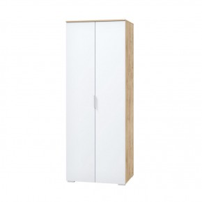 Шкаф для одежды 2х дверный 800 мм Сканди белый (МЛК) в Серове - serov.mebel-e96.ru | фото
