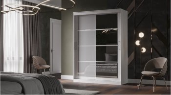 Шкаф-купе 1600 мм Соната Анкор светлый (Лин) в Серове - serov.mebel-e96.ru