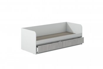 Кровать Соната 900 белый/крафт белый (Зарон) в Серове - serov.mebel-e96.ru