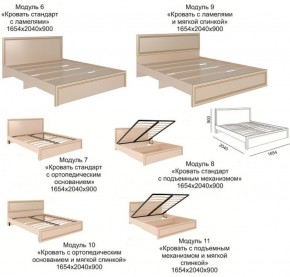 Спальный гарнитур Беатрис модульный (Риннер) в Серове - serov.mebel-e96.ru