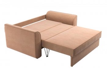 Диван-кровать 1800 мм Спейс 1.4 (велюр Вивальди 22 (св. коричневый) (Софт) в Серове - serov.mebel-e96.ru