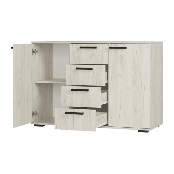 Комод Стандарт №2 NEW крафт белый  (БТС) в Серове - serov.mebel-e96.ru