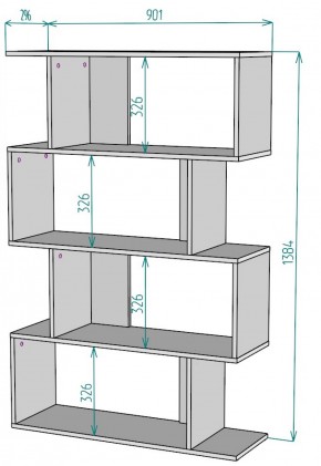 Стеллаж S48 (ДМ) в Серове - serov.mebel-e96.ru