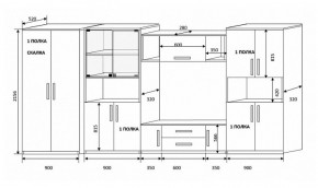 Стенка Вега 4 в Серове - serov.mebel-e96.ru