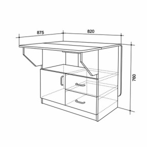 Стол-тумба (Мебельсон) в Серове - serov.mebel-e96.ru