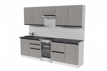 Кухонный гарнитур Сюита мега 2500 мм (Герда) в Серове - serov.mebel-e96.ru