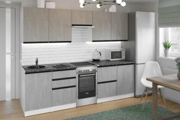 Кухонный гарнитур Сюита мега 2500 мм (Герда) в Серове - serov.mebel-e96.ru