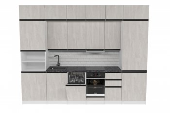 Кухонный гарнитур Сюита люкс 3000 мм (Герда) в Серове - serov.mebel-e96.ru