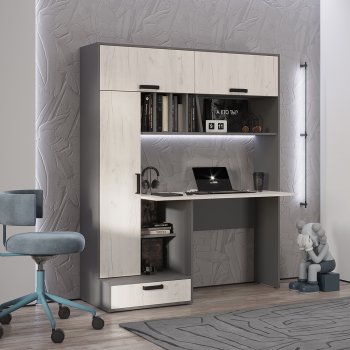 Стол компьютерный Техно графит/крафт  (БТС) в Серове - serov.mebel-e96.ru