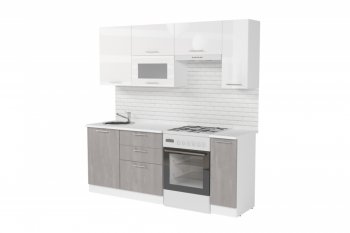 Кухонный гарнитур Терция ультра 2000 мм (Герда) в Серове - serov.mebel-e96.ru