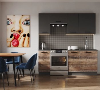 Кухонный гарнитур Трансильвания 2000 мм в Серове - serov.mebel-e96.ru