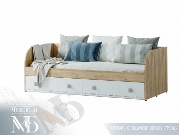 Кровать с ящиками Тренд LIGHT КР-01 (БТС) в Серове - serov.mebel-e96.ru | фото