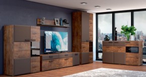 Тумба 3 двери 1500 РИО Смоки Soft touch/Таксус (БМ) в Серове - serov.mebel-e96.ru