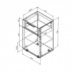 Тумба Дельта Лофт-24.01 Дуб Ирладндский в Серове - serov.mebel-e96.ru