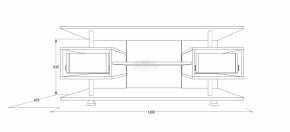 Тумба для теле-радио аппаратуры Фант 9 в Серове - serov.mebel-e96.ru