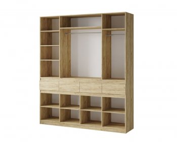 Шкаф 2000 мм Турин ЛДСП крафт серый/кашемир (ВВР) в Серове - serov.mebel-e96.ru