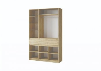 Шкаф 1500 мм Турин ЛДСП крафт/белый шагрень (ВВР) в Серове - serov.mebel-e96.ru