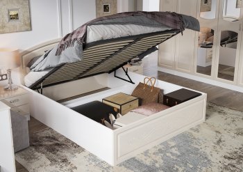 Кровать с подъемным механизмом Венеция КРПМ (ИЦ) в Серове - serov.mebel-e96.ru | фото