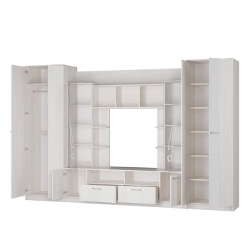 Стенка Венеция ясень белый (БТС) в Серове - serov.mebel-e96.ru