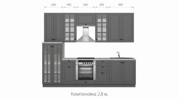 Кухонный гарнитур Верона 2800 мм в Серове - serov.mebel-e96.ru