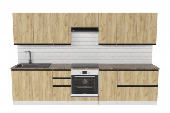 Кухонный гарнитур Янтарь экстра 3000 мм (Герда) в Серове - serov.mebel-e96.ru